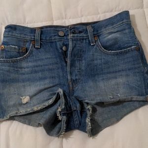 Levi denim cut offs